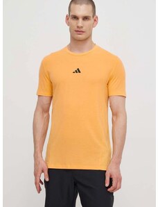 Tréningové tričko adidas Performance D4T žltá farba, jednofarebné, IS3818