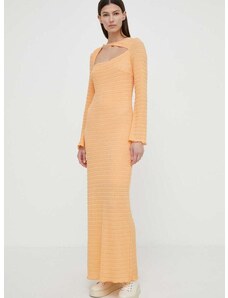 Šaty Résumé AriaRS Dress oranžová farba, maxi, priliehavá, 20481120