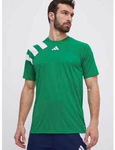 Tréningové tričko adidas Performance Fortore 23 zelená farba, s nášivkou, IT5655