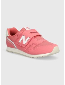 Detské tenisky New Balance ružová farba