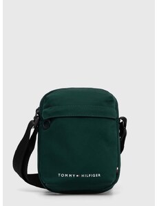 Malá taška Tommy Hilfiger zelená farba,AM0AM11790