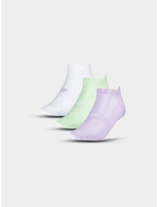 Women's Sports Socks Under the Ankle (3Pack) 4F - Multicolor