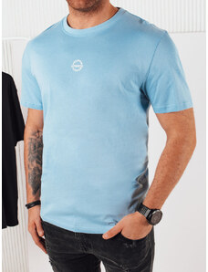 Modré pánske tričko s potlačou Dstreet RX5459