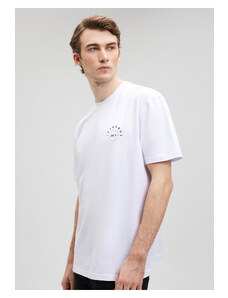 Mavi Istanbulské biele tričko s potlačou voľného strihu / voľnejšieho voľného strihu0612277-620