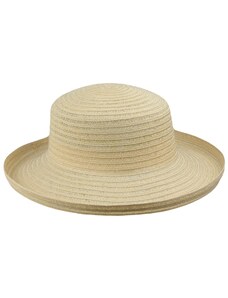 Mayser Dámsky béžový klobúk Isabella - tvarovateľná krempa