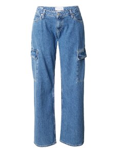 Calvin Klein Jeans Rifľové kapsáče modrá denim