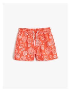 Koton Marine Shorts with Shell Print