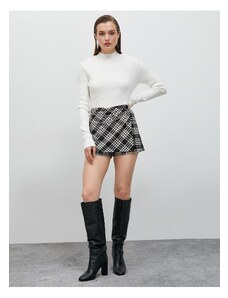 Koton Metal Accessories Mini Short Skirt