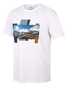 Men's cotton T-shirt HUSKY Tee Skyline M white