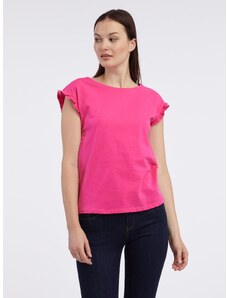 Dark pink T-shirt ORSAY - Women