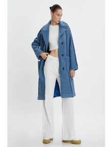 Koton modrý dámsky kabát