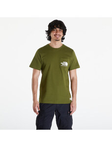 Pánske tričko The North Face Berkeley California Pocket S/S Tee Forest Olive