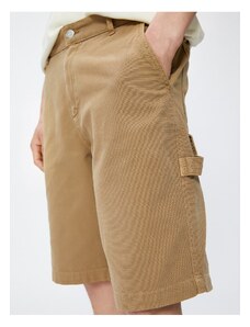 Koton Cargo Shorts with Pocket Detailed Buttons Cotton