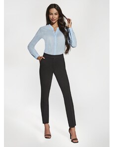 Bas Bleu Women's elegant GRETA trousers with pockets fastened with buttons and zipper
