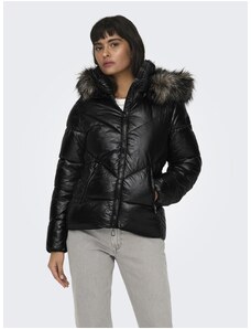Black women's quilted jacket ONLY Fever - Women