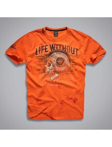 UNCS Pánske tričko Brakes - Oranžové