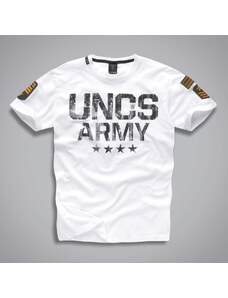 UNCS Pánske tričko Army - biele