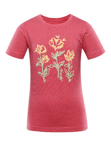Children's cotton T-shirt ALPINE PRO BIGERO calypso coral variant pa