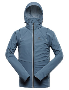 Men's softshell jacket-vest with 2-in-1 membrane ALPINE PRO SPERT blue mirage