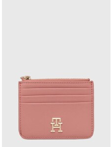 Peňaženka Tommy Hilfiger dámsky,ružová farba,AW0AW16016