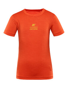 Children's quick-drying T-shirt ALPINE PRO BASIKO spicy orange