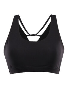 Women's sports bra ALPINE PRO BRATA black