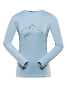 Women's quick-drying T-shirt ALPINE PRO LOUSA aquamarine variant pa