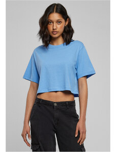 UC Ladies Women's short oversized T-shirt horizontal blue