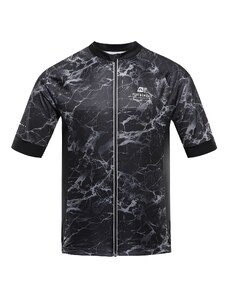 Men's cycling jersey ALPINE PRO SAGEN frost gray variant pb