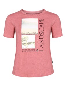 Women's cotton T-shirt ALPINE PRO GORENA dusty rose variant pa