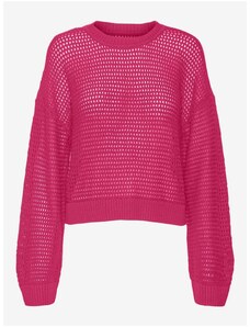 Women's Dark Pink Sweater Vero Moda Madera - Women