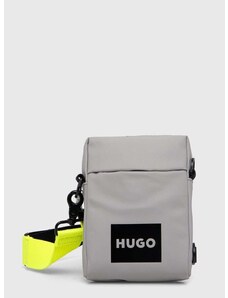 Malá taška HUGO šedá farba, 50511282