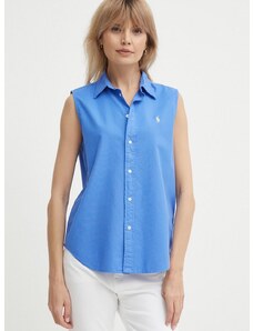Bavlnená košeľa Polo Ralph Lauren dámska,regular,s klasickým golierom,211906512