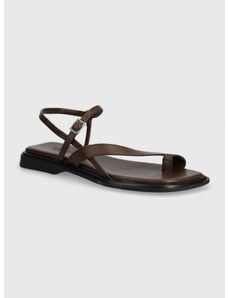 Kožené sandále Vagabond Shoemakers IZZY dámske, hnedá farba, 5513-001-35