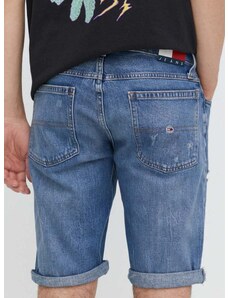 Rifľové krátke nohavice Tommy Jeans pánske, DM0DM18794
