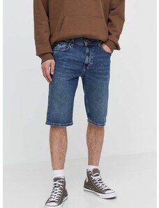 Rifľové krátke nohavice Tommy Jeans pánske,DM0DM19452
