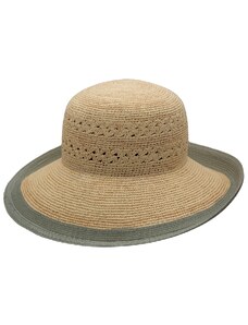 Panamský klobúk - Cloche so širšou asymetrickou krempou - Mayser - UV faktor 80