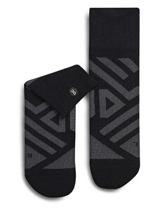 Pánske ponožky On Performance Mid Sock Black/ Shadow