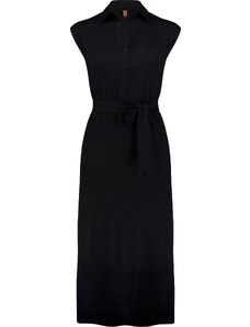 Nordblanc Čierne dámske šaty CHEMISE