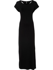 bonprix Džersejové šaty s detailom na chrbte, farba čierna, rozm. 36/38