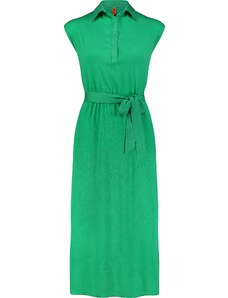 Nordblanc Zelené dámske šaty CHEMISE
