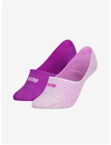 Set of Two Puma Mesh Footie Socks for Women - Women