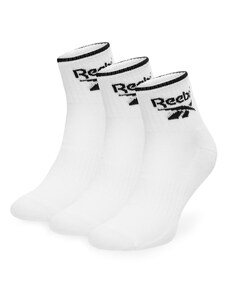 Súprava 3 párov vysokých ponožiek unisex Reebok
