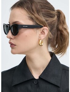 Slnečné okuliare Saint Laurent dámske, čierna farba, SL 676
