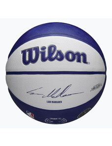 Basketbalová lopta detská Wilson NBA Player Local Markkanen modrá veľkosť 5 (5)