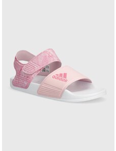 Detské sandále adidas ADILETTE SANDAL K ružová farba