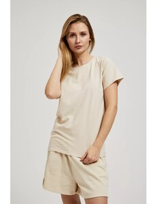 Women's T-shirt MOODO - beige