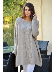 Fashionweek Pletený vlnený sveter oversized OLIVIA