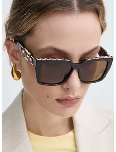 Slnečné okuliare Guess dámske, hnedá farba, GU7915_5552E