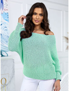 Fashionweek Dámsky sexi sveter s netopierími rukávom NB7972